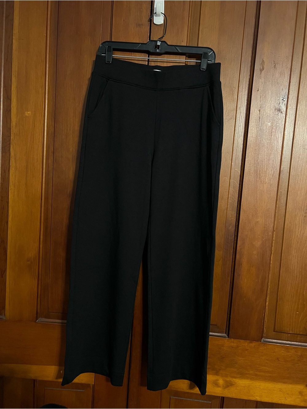 AYR High Hope Cotton Blend Size Large Wide Leg Pull On Pants Pockets Minimalist